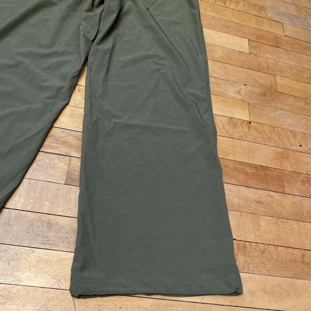 Rachel Zoe Pants Women’s Size Medium Green Drawstring Wide leg - Picture 12 of 12